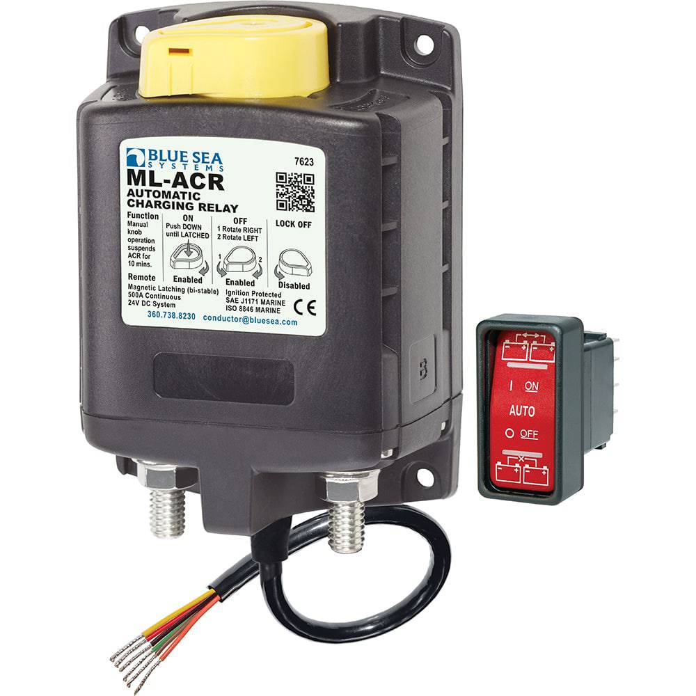 Blue Sea 7623 ML-Series Heavy Duty Automatic Charging Relay - 24V [7623] - Twin Screws Marine Service