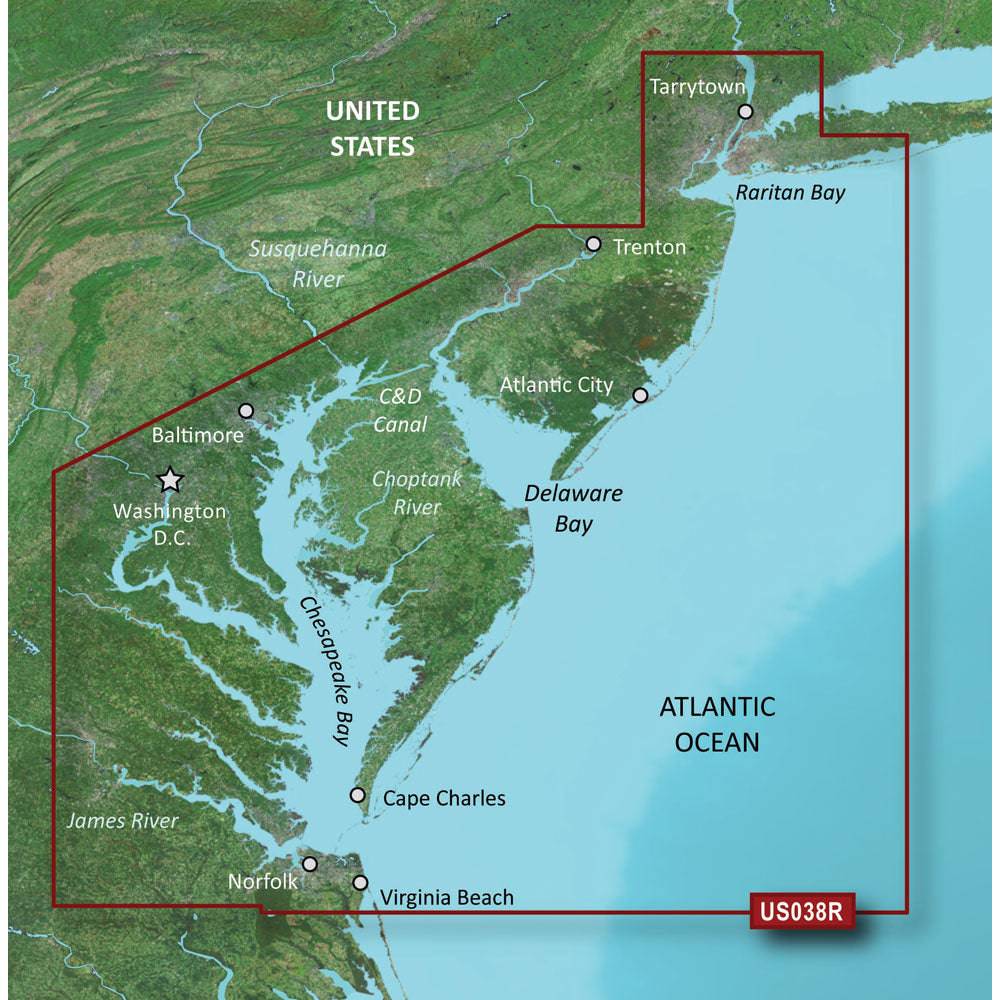 Garmin BlueChart g3 Vision HD - VUS038R - New York - Chesapeake - microSD/SD [010-C1004-00] - Twin Screws Marine Service