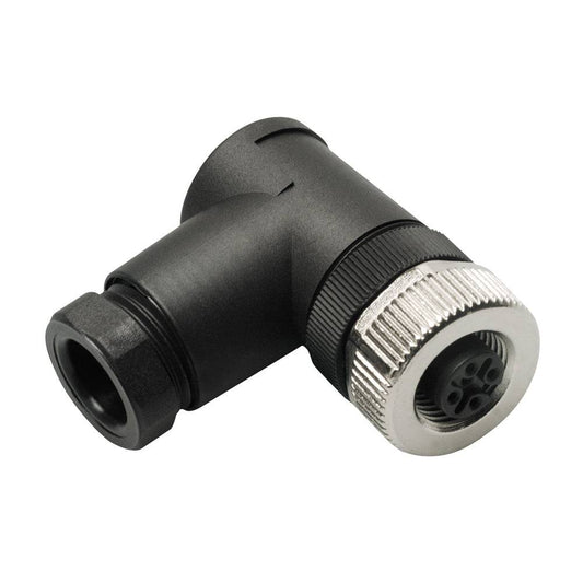 Maretron Micro/Mid Field Attachable Connector 90 Female [FA-CF-90] - Twin Screws Marine Service
