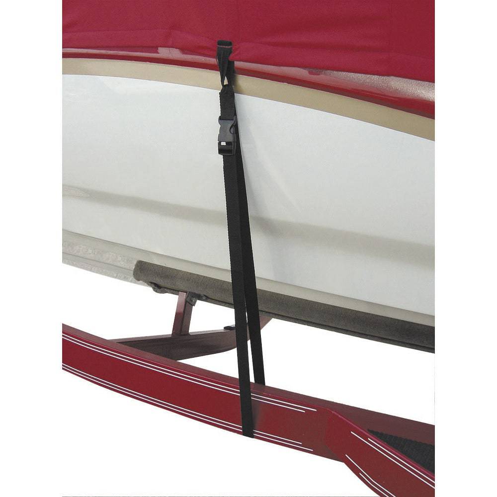 BoatBuckle Snap-Lock Boat Cover Tie-Downs - 1" x 4' - 6-Pack [F14264] - Twin Screws Marine Service