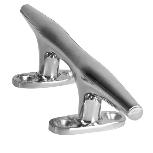 Whitecap Heavy Duty Hollow Base Stainless Steel Cleat - 8" [6110] - Twin Screws Marine Service