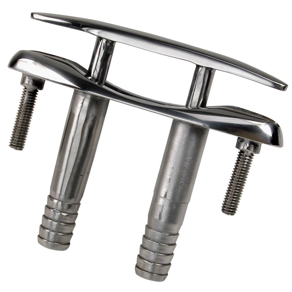 Whitecap E-Z Push Up Stainless Steel Cleat - 4-1/2" [6804] - Twin Screws Marine Service