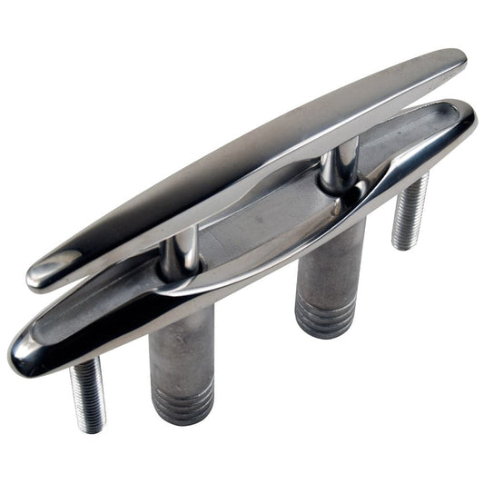 Whitecap Pull Up Stainless Steel Cleat - 8" [6710] - Twin Screws Marine Service