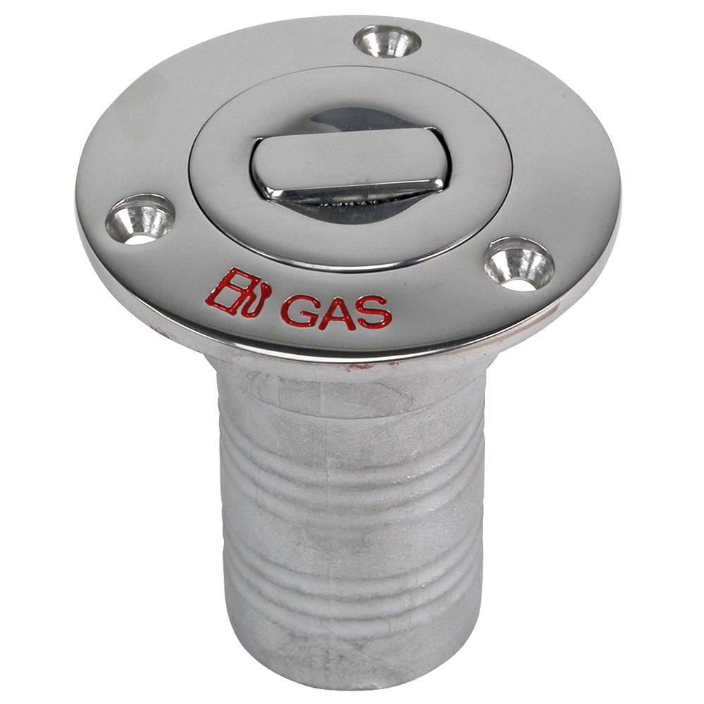 Whitecap Bluewater Push Up Deck Fill - 1-1/2" Hose - Gas [6993CBLUE] - Twin Screws Marine Service