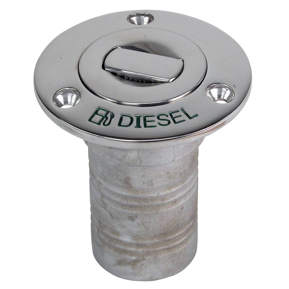 Whitecap Bluewater Push Up Deck Fill - 1-1/2" Hose - Diesel [6994CBLUE] - Twin Screws Marine Service