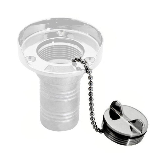 Whitecap Replacement Cap & Chain f/6001 Gas Fill [6002] - Twin Screws Marine Service