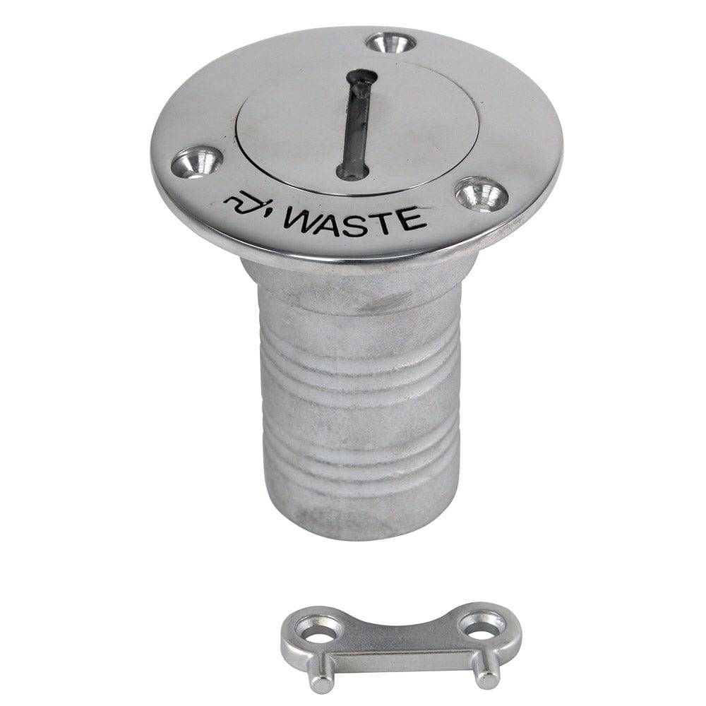Whitecap Hose Deck Fill - 1-1/2" Hose Waste [6126C] - Twin Screws Marine Service