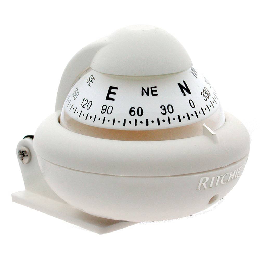 Ritchie X-10W-M RitchieSport Compass - Bracket Mount - White [X-10W-M] - Twin Screws Marine Service