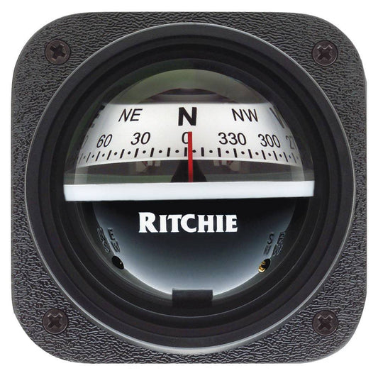 Ritchie V-527 Kayak Compass - Bulkhead Mount - White Dial [V-527] - Twin Screws Marine Service