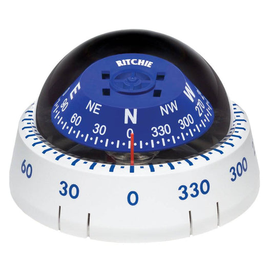 Ritchie XP-99W Kayaker Compass - Surface Mount - White [XP-99W] - Twin Screws Marine Service