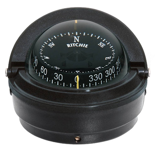 Ritchie S-87 Voyager Compass - Surface Mount - Black [S-87] - Twin Screws Marine Service