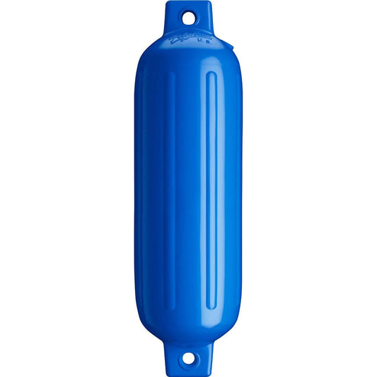 Polyform G-1 Twin Eye Fender 3.5" x 12.8" - Blue [G-1-BLUE] - Twin Screws Marine Service