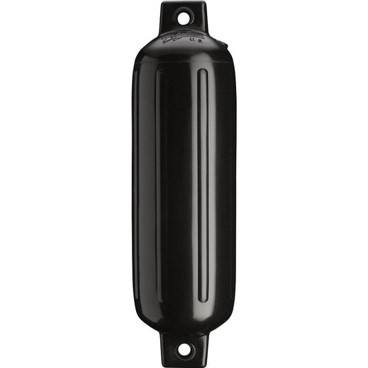 Polyform G-2 Twin Eye Fender 4.5" x 15.5" - Black [G-2-BLACK] - Twin Screws Marine Service