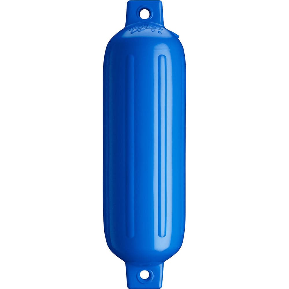 Polyform G-2 Twin Eye Fender 4.5" x 15.5" - Blue [G-2-BLUE] - Twin Screws Marine Service