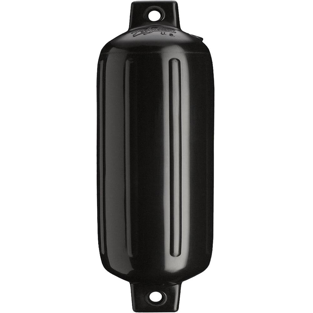 Polyform G-5 Twin Eye Fender 8.8" x 26.8" - Black [G-5-BLACKWO] - Twin Screws Marine Service