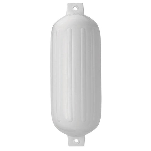 Polyform G-5 Twin Eye Fender 8.8" x 26.8" - White [G-5-WHITEWO] - Twin Screws Marine Service