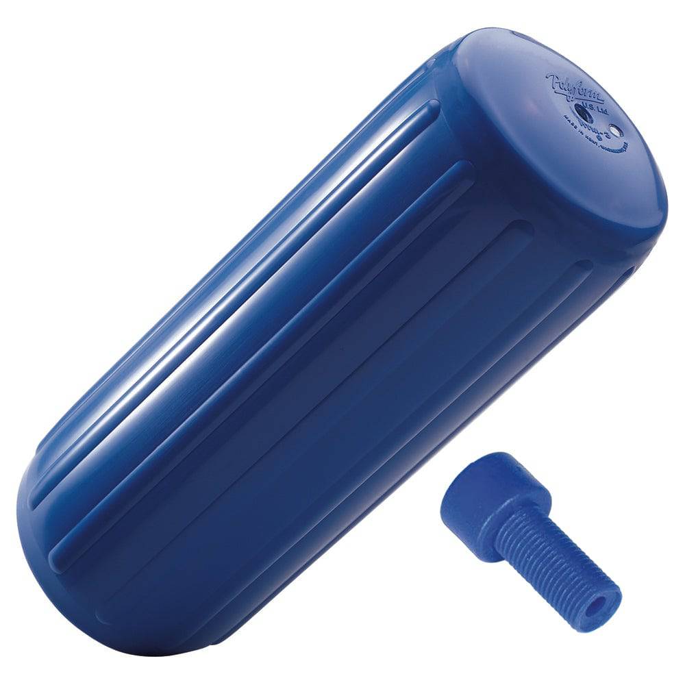 Polyform HTM-1 Fender 6.3" x 15.5" - Blue w/Adapter [HTM-1-BLUE] - Twin Screws Marine Service