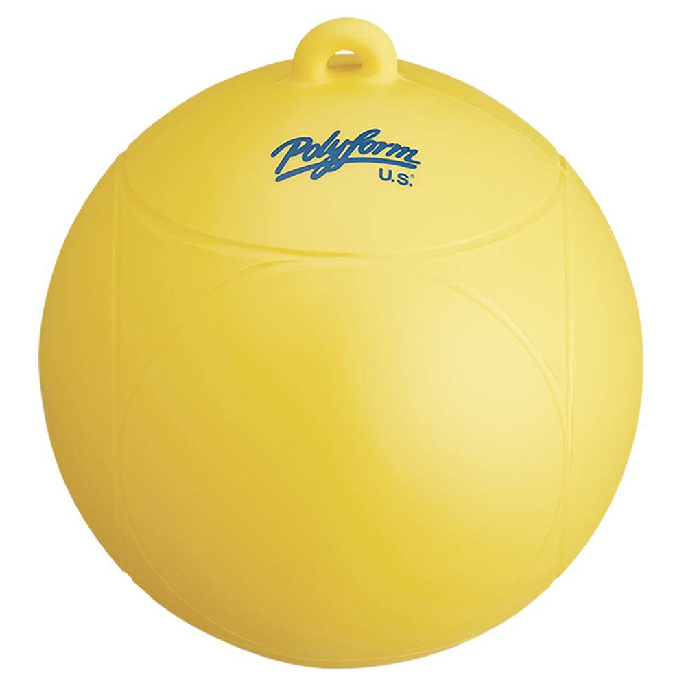 Polyform Water Ski Series Buoy - Yellow [WS-1-YELLOW] - Twin Screws Marine Service