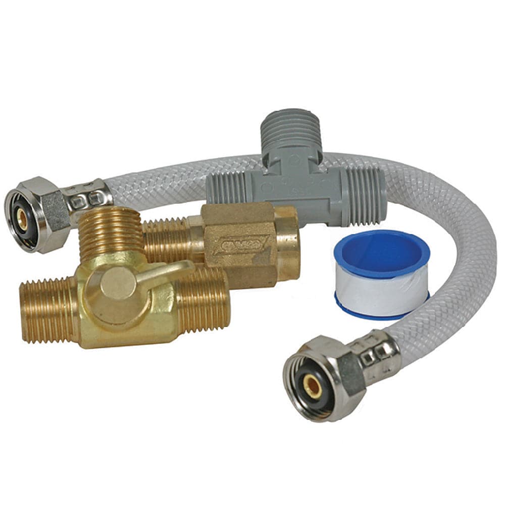 Camco Quick Turn Permanent Waterheater Bypass Kit [35983] - Twin Screws Marine Service