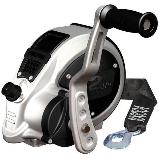 Fulton F2 Trailer Winch 3,200 lbs. - 2-Speed w/Strap [FW32000101] - Twin Screws Marine Service