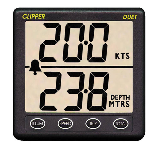 Clipper Duet Instrument Depth Speed Log w/Transducer [CL-DS] - Twin Screws Marine Service