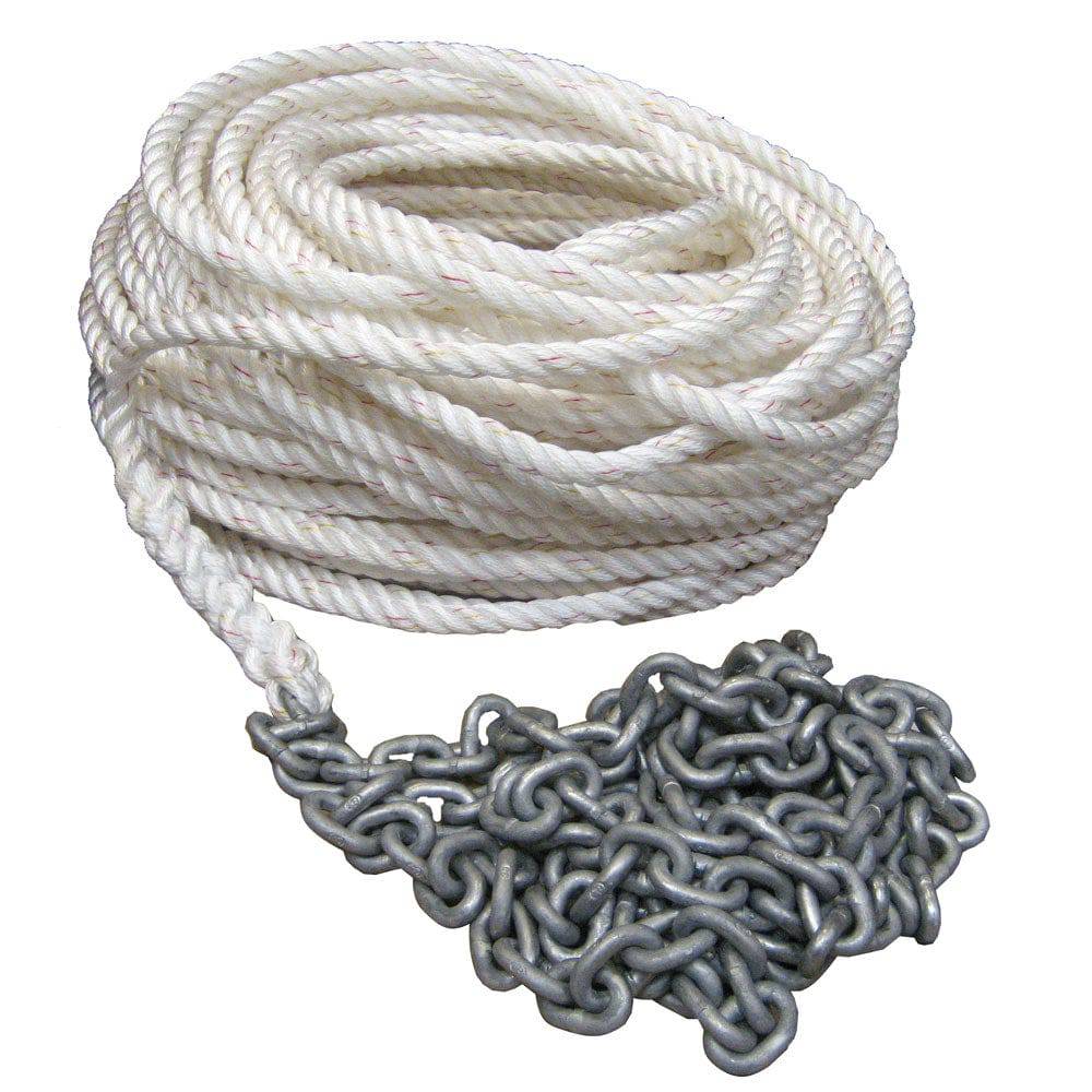 Powerwinch 300' of 1/2" Rope 15' of 1/4" HT Chain Rode [P10295] - Twin Screws Marine Service