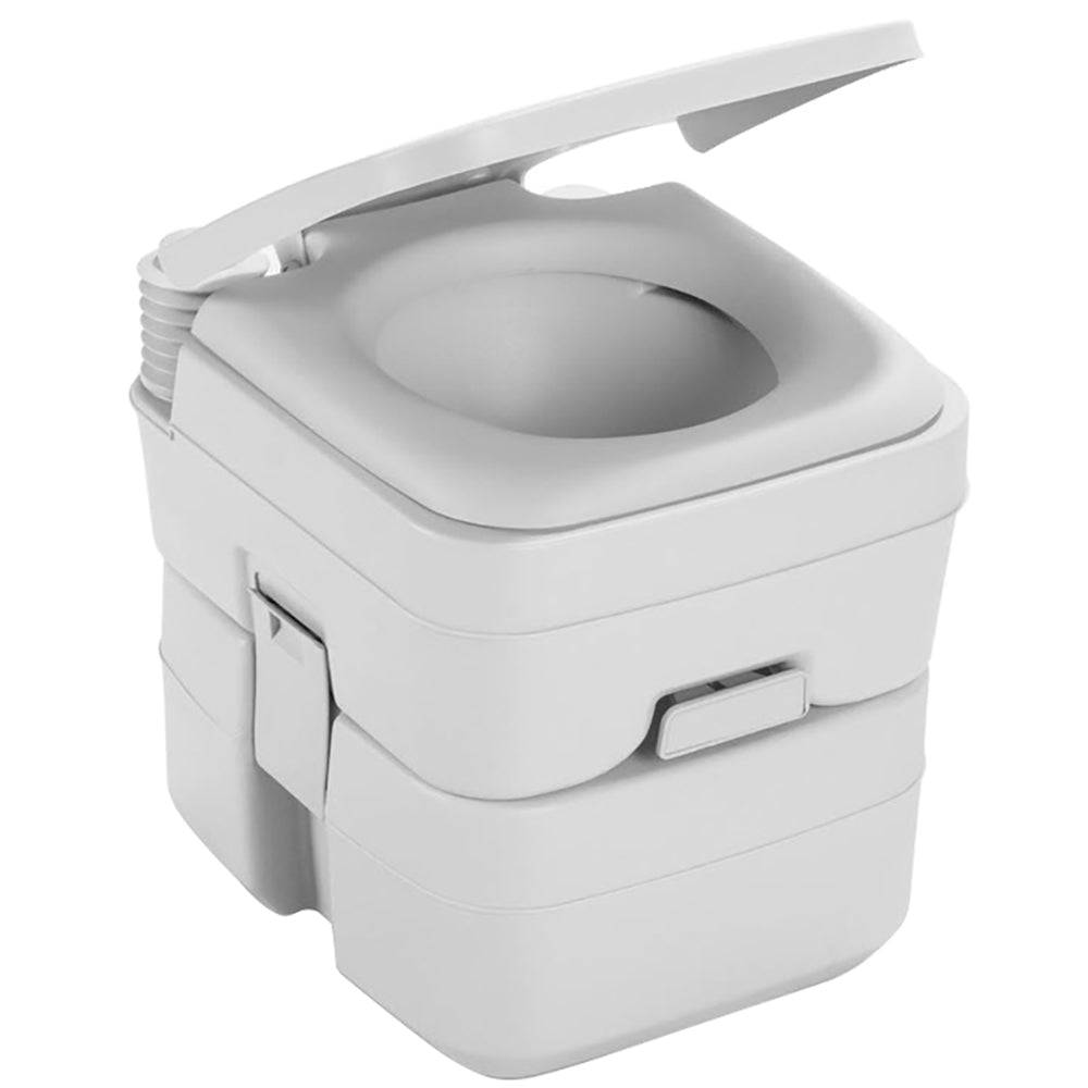 Dometic 965 Portable Toilet w/Mounting Brackets- 5 Gallon - Platinum [311096506] - Twin Screws Marine Service
