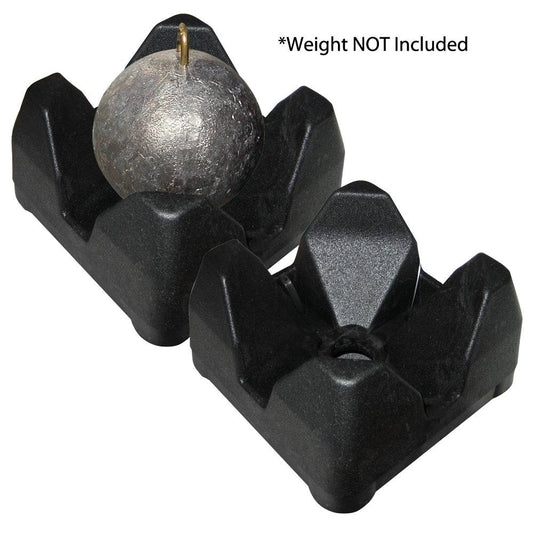 Scotty 3022-BK Weight Mate - Black 2 Pack [3022-BK] - Twin Screws Marine Service