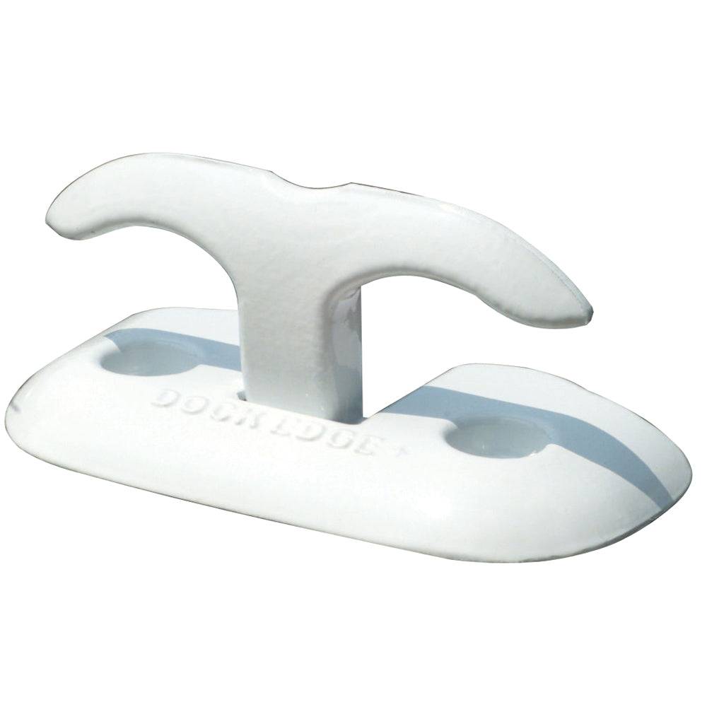 Dock Edge Flip Up Dock Cleat 6" White [2606W-F] - Twin Screws Marine Service