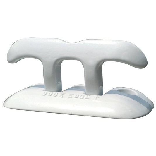 Dock Edge Flip Up Dock Cleat 8" - White [2608W-F] - Twin Screws Marine Service