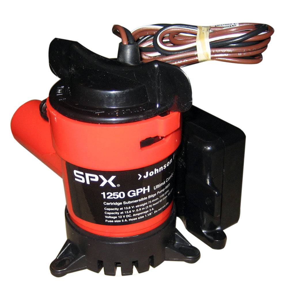 Johnson Pump 1250 GPH Ultima Combo Pump 1-1/8" Hose 12V [08203-00] - Twin Screws Marine Service