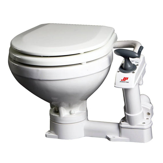 Johnson Pump Compact Manual Toilet [80-47229-01] - Twin Screws Marine Service