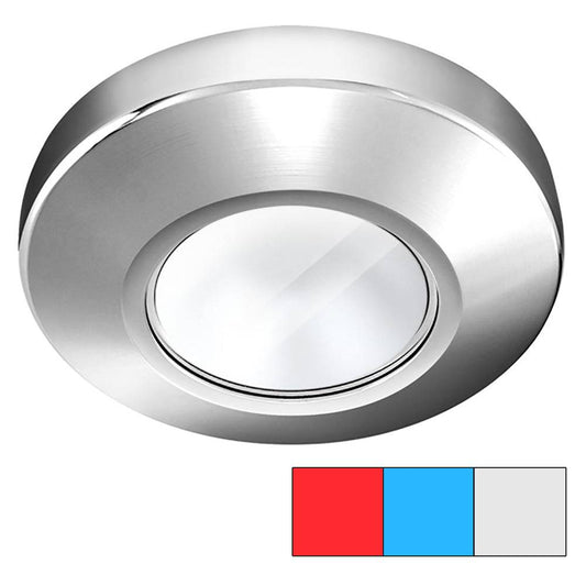 i2Systems Profile P1120 Tri-Light Surface Light - Red, Cool White  Blue - Chrome Finish [P1120Z-11HAE] - Twin Screws Marine Service