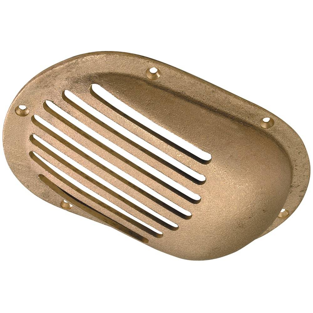 Perko 6-1/4" x 4-1/4" Scoop Strainer Bronze MADE IN THE USA [0066DP3PLB] - Twin Screws Marine Service