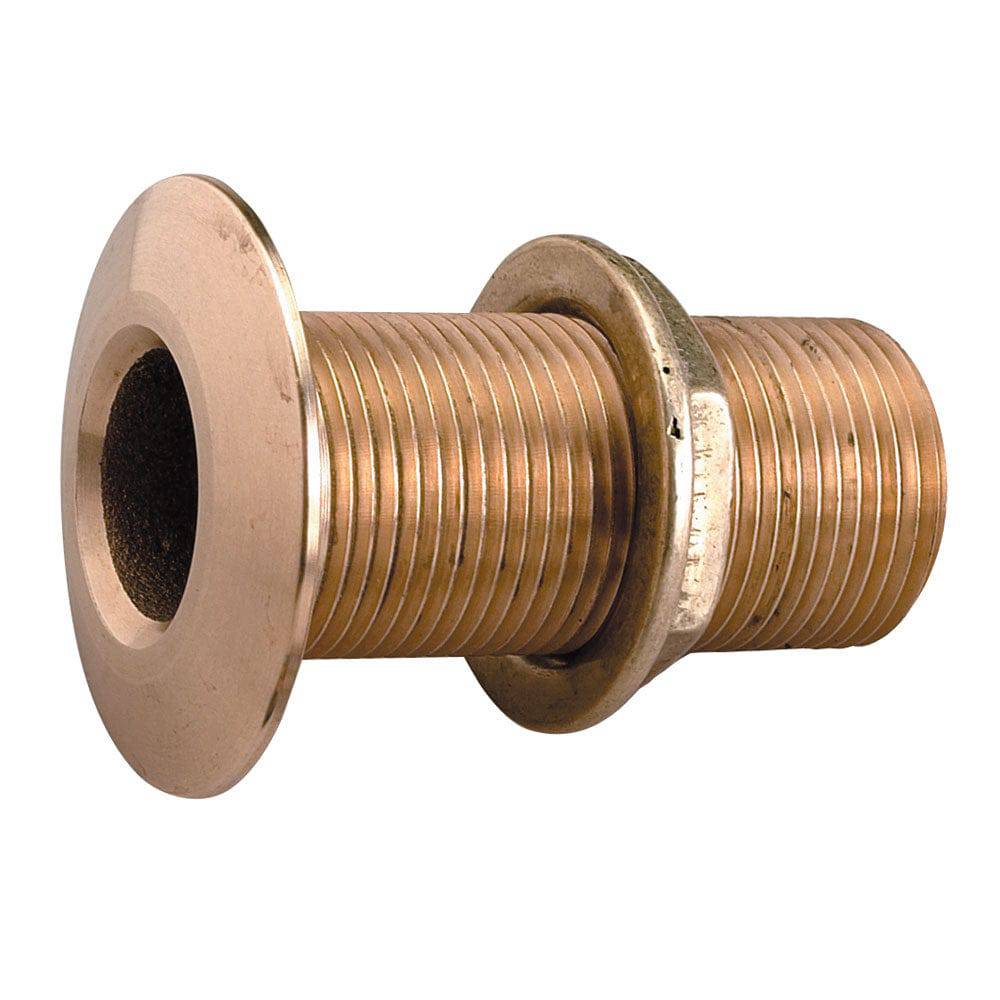 Perko 1/2" Thru-Hull Fitting w/Pipe Thread Bronze MADE IN   THE USA [0322DP4PLB] - Twin Screws Marine Service