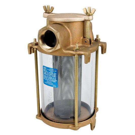 Perko 1/2" IPS Intake Strainer Bronze Made in the USA [0493004PLB] - Twin Screws Marine Service