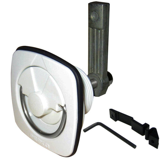 Perko Flush Latch - White [1082DP3WHT] - Twin Screws Marine Service