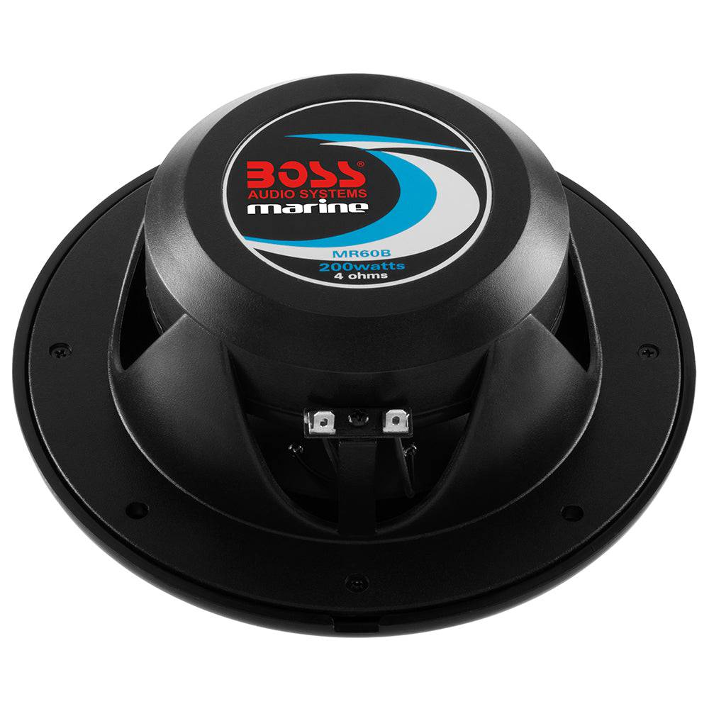 Boss Audio 6.5" MR60B Speakers - Black - 200W [MR60B] - Twin Screws Marine Service