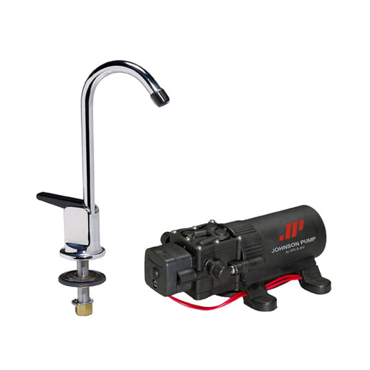 Johnson Pump 1.1 Pump/Faucet Combo 12V [61123] - Twin Screws Marine Service