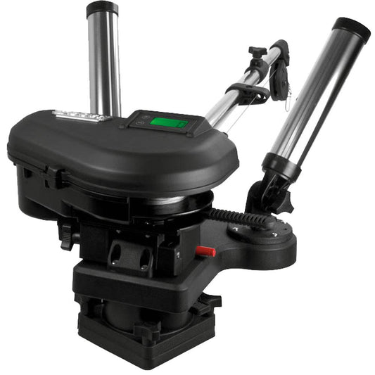 Scotty 2116 HP Depthpower Electric Downrigger 60" SS Telescoping Boom w/Swivel Base - Dual Rod Holder [2116] - Twin Screws Marine Service