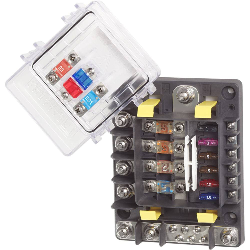 Blue Sea 7748 SafetyHub 150 Fuse Box [7748] - Twin Screws Marine Service