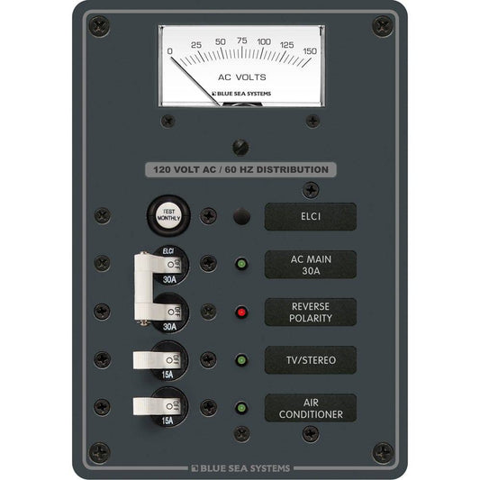 Blue Sea 8102 ELCI GFCI Panel AC 2 Position [8102] - Twin Screws Marine Service