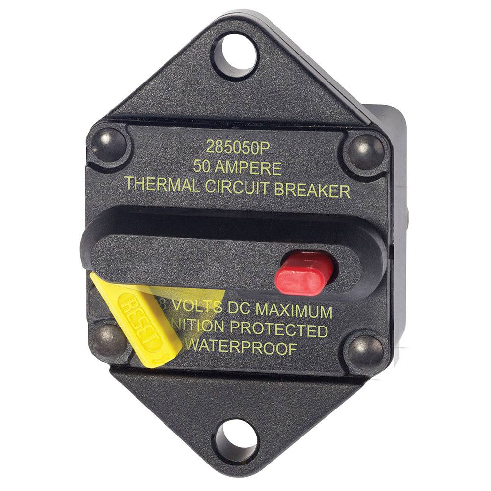 Blue Sea 7083 50 Amp Circuit Breaker Panel Mount 285 Series [7083] - Twin Screws Marine Service