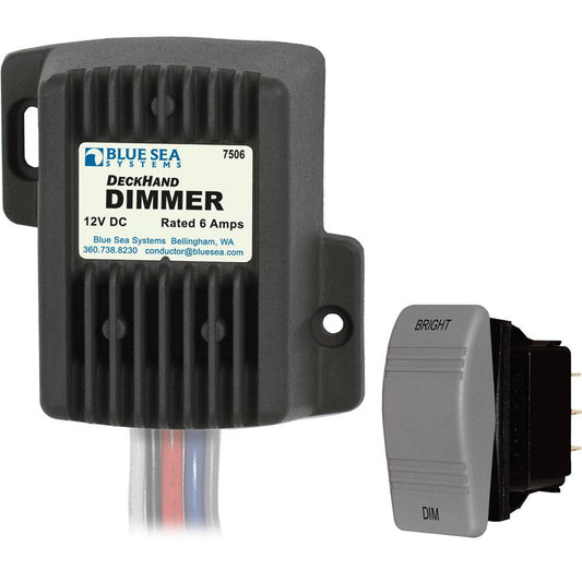 Blue Sea 7506 DeckHand Dimmer - 6 Amp/12V [7506] - Twin Screws Marine Service