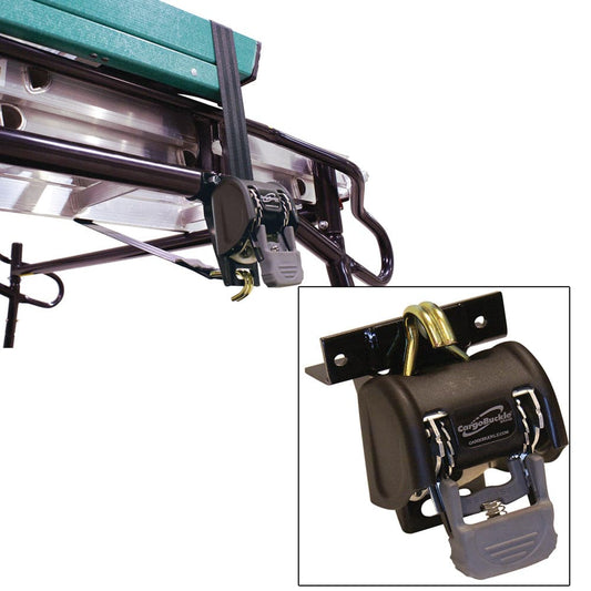 CargoBuckle Ladder Rack System - 1.25" Square 7' Pair [F18816] - Twin Screws Marine Service
