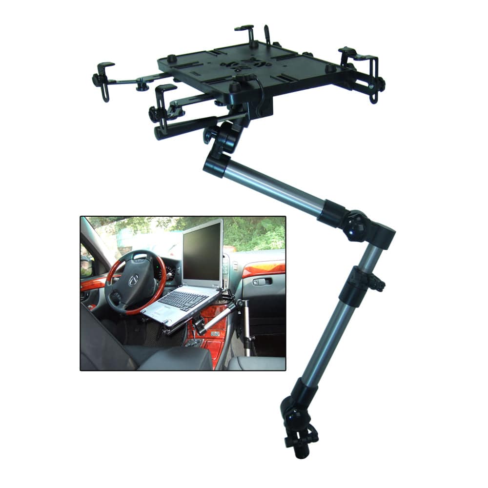 Bracketron Mobotron Universal Vehicle Laptop Mount [LTM-MS-525] - Twin Screws Marine Service