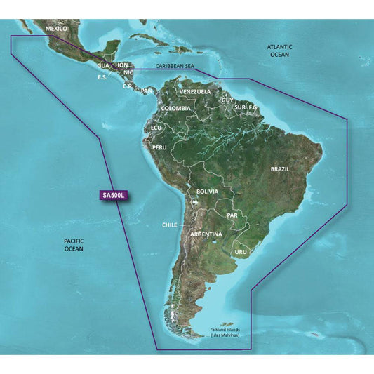 Garmin BlueChart g3 HD - HXSA600X - South America - microSD/SD [010-C1067-20] - Twin Screws Marine Service