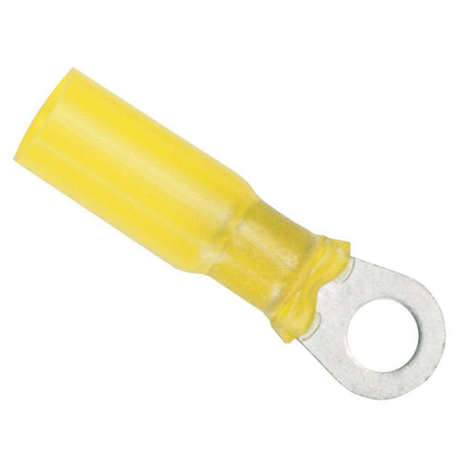 Ancor 12-10 Gauge - #8 Heat Shrink Ring Terminal - 100-Pack [312299] - Twin Screws Marine Service