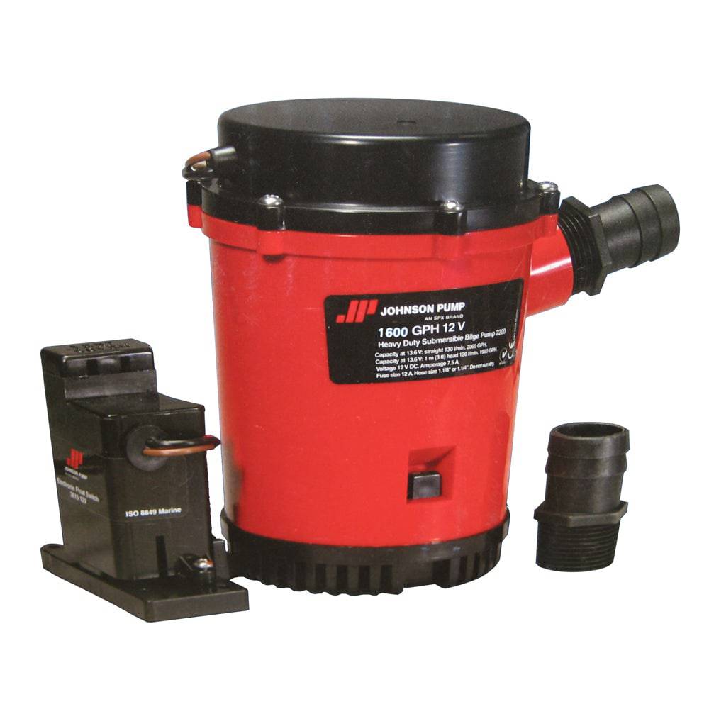Johnson Pump 1600GPH Auto Bilge Pump w/Mag Switch - 12V [01604-00] - Twin Screws Marine Service
