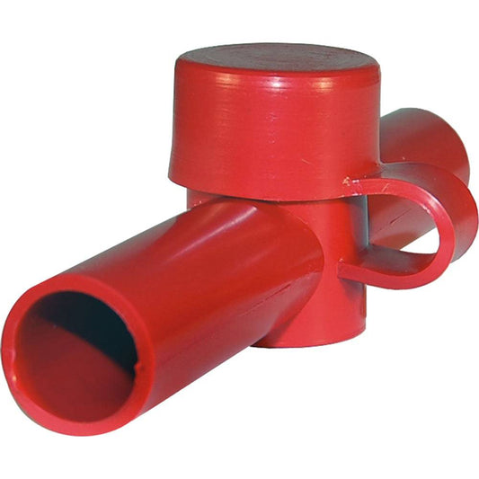 Blue Sea 4003 Cable Cap Dual Entry - Red [4003] - Twin Screws Marine Service